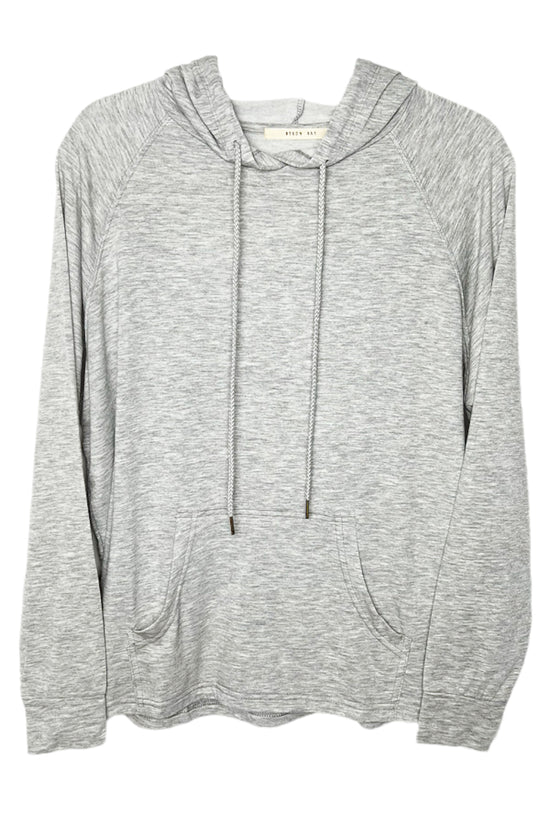 Glow Fashion Boutique Soft Gray Hoodie for Women