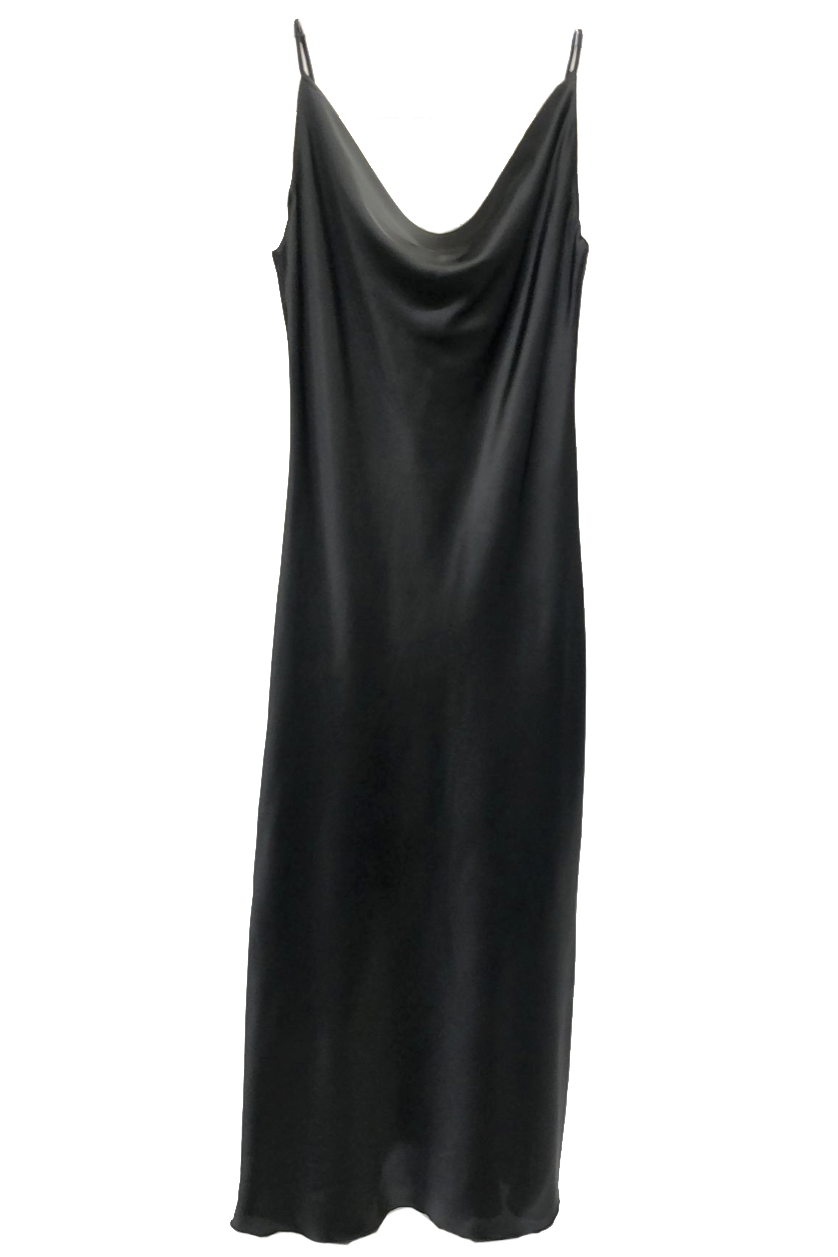Glow Fashion Boutique Black Slip Dress