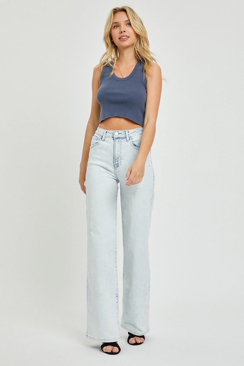 Load image into Gallery viewer, Jeans High-Rise Wide Leg
