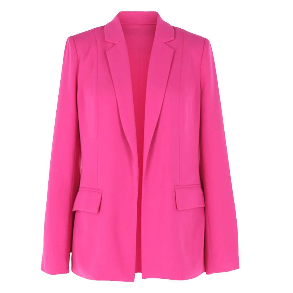 Blazer Suit Hot Pink Cape Blazer Neon Pink Blazer Trending In 2023