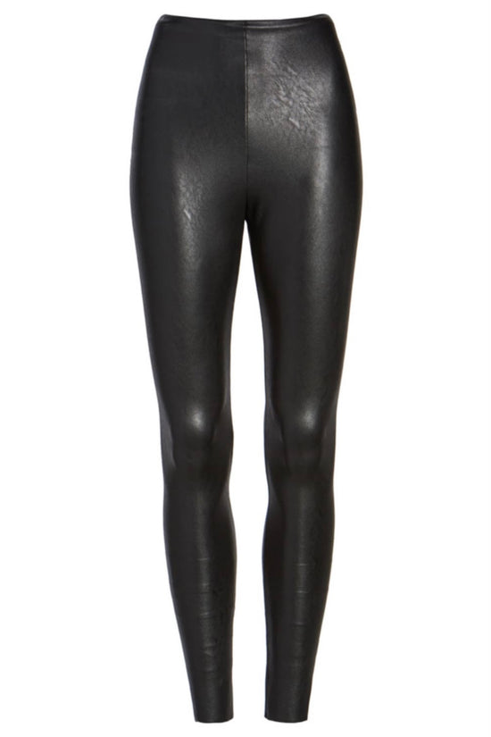 Load image into Gallery viewer, Glow Fashion Boutique Commando Faux Leather Leggings
