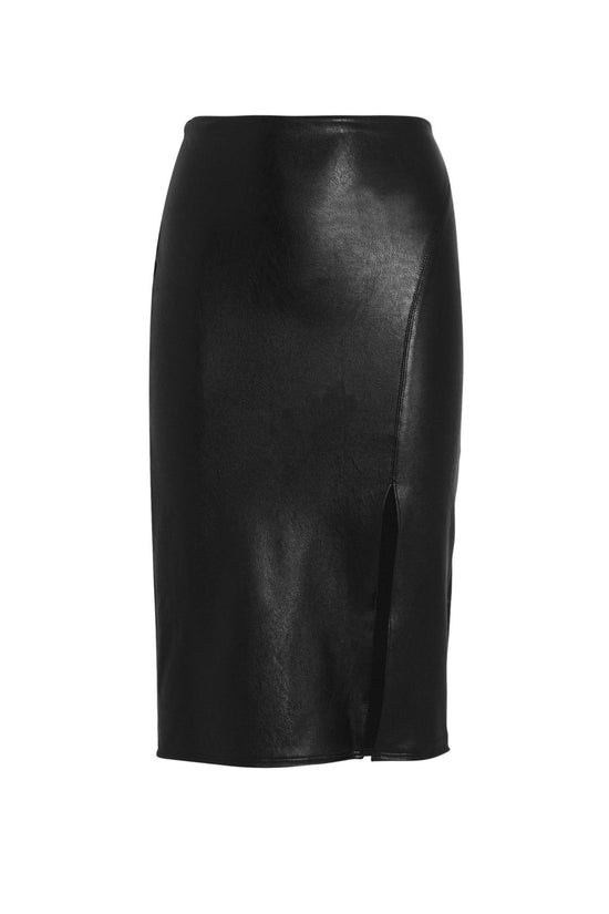 Load image into Gallery viewer, Glow Fashion Boutique Commando Faux Leather Skirt
