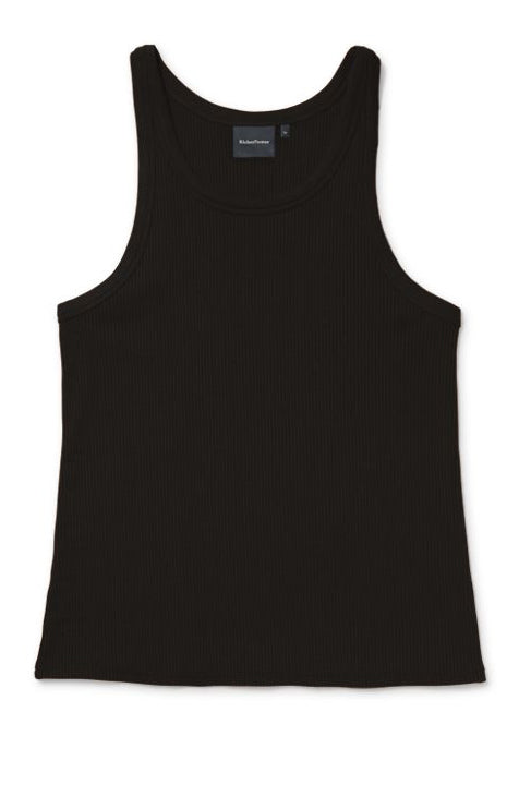 Load image into Gallery viewer, Glow Fashion Boutique Black Ribbed Knit Tank
