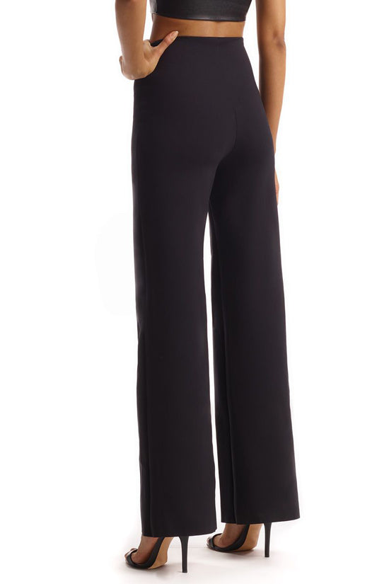 Load image into Gallery viewer, Glow Fashion Boutique Commando Neoprene Wide Leg Pants
