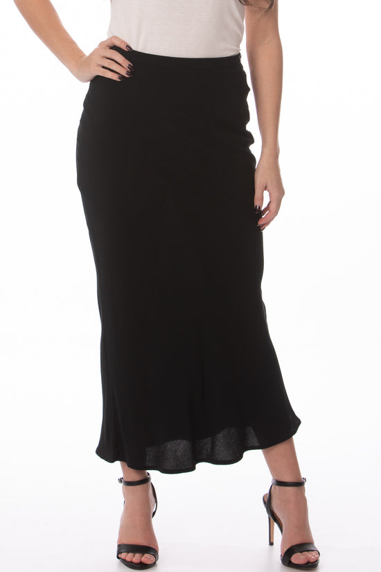 Glow Fashion Boutique Black Midi Skirt