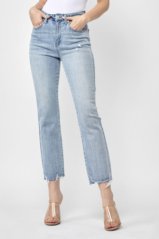 Jeans High-Rise Straight Leg