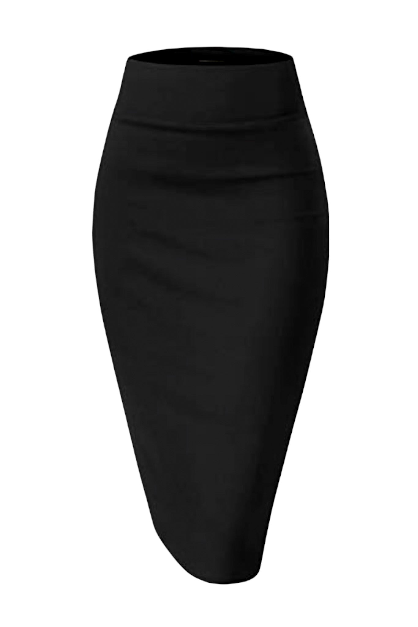 Glow Fashion Boutique Black Pencil Skirt