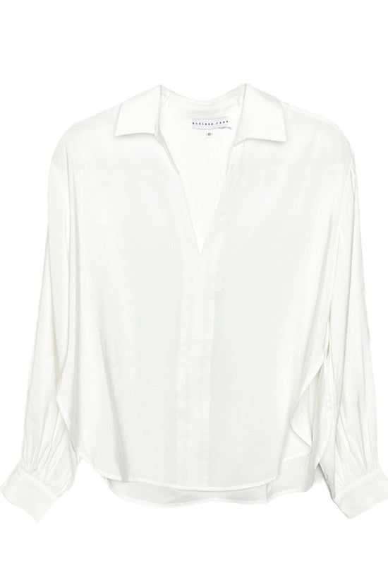 Glow Fashion Boutique v-neck white blouse