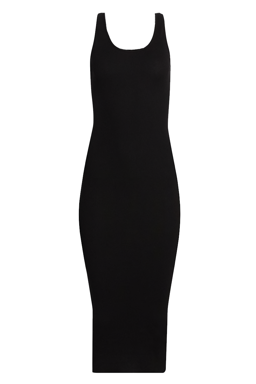 Glow Fashion Boutique Sleeveless Black Bodycon Dress