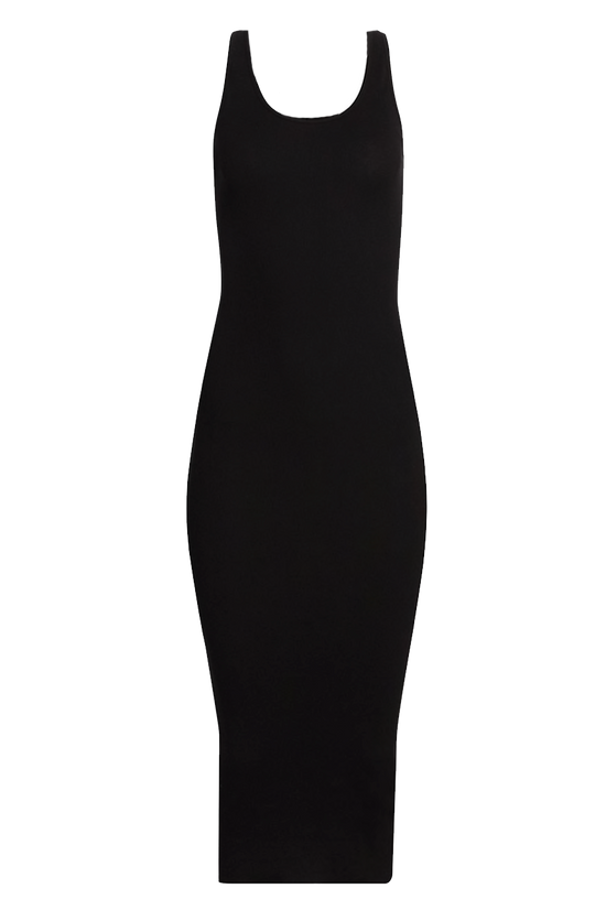 Glow Fashion Boutique Sleeveless Black Bodycon Dress