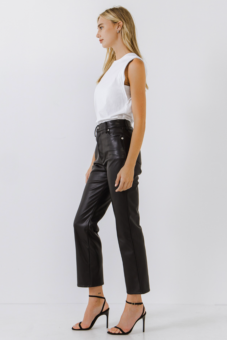Load image into Gallery viewer, Glow Fashion Boutique Faux Leather pants
