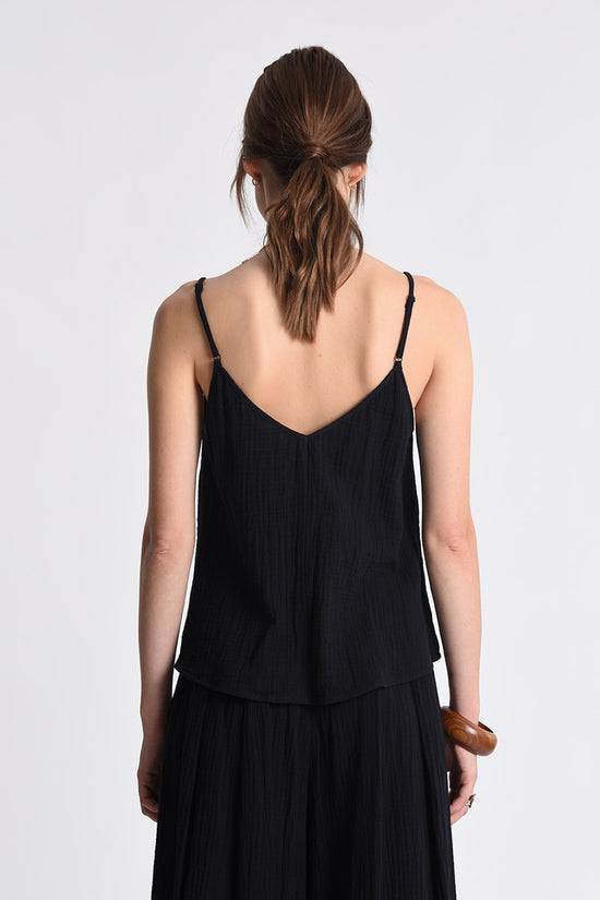 Load image into Gallery viewer, Glow Fashion Boutique Black Cami for Women
