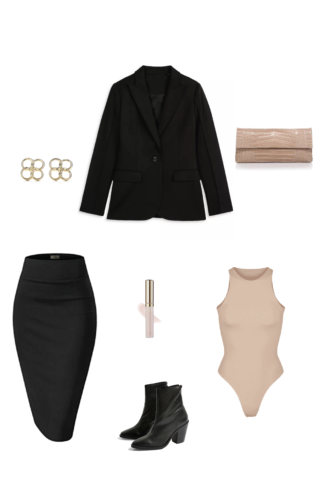 Glow Fashion Boutique black blazer styling inspo