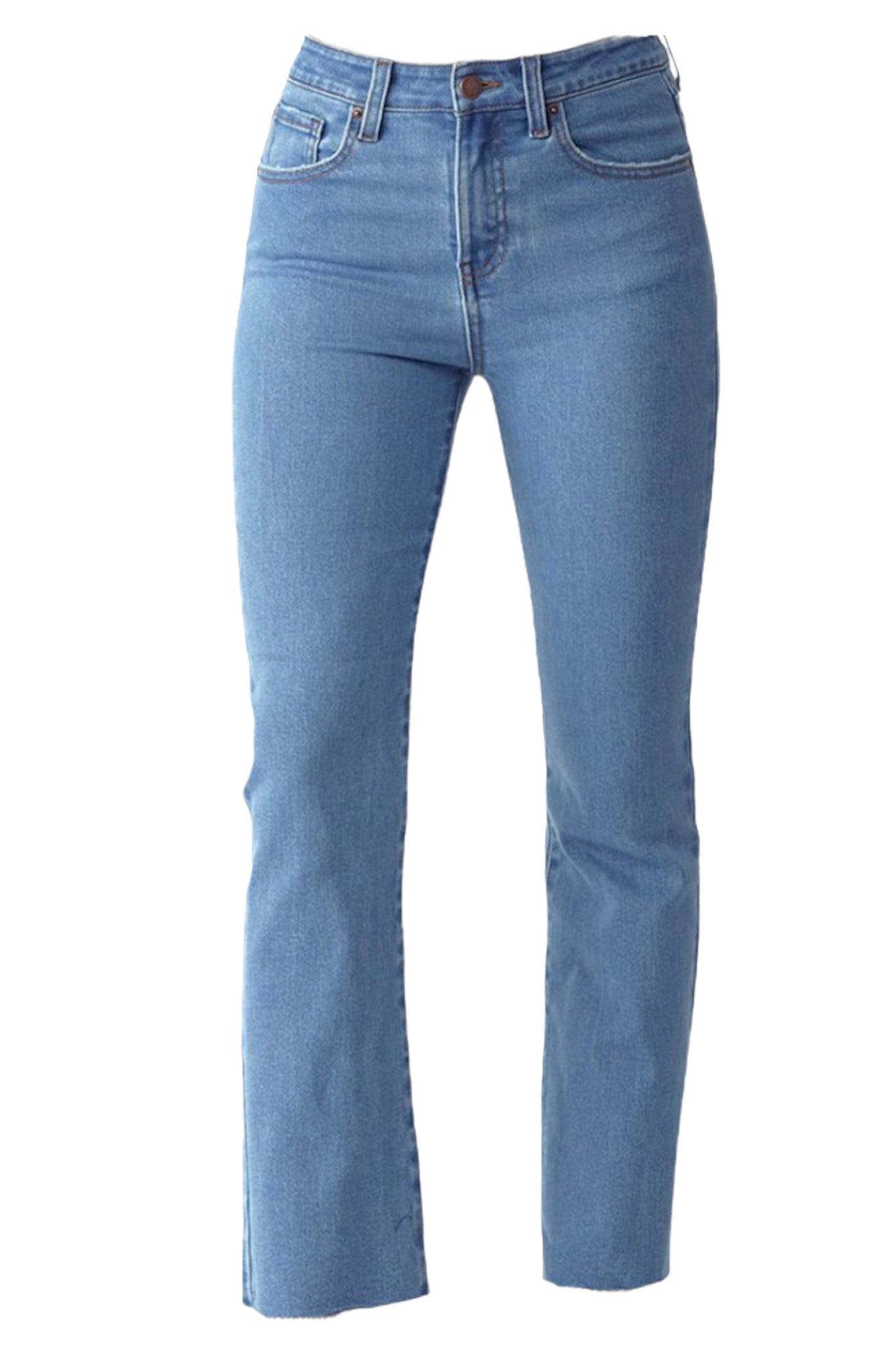 Load image into Gallery viewer, Glow Fashion Boutique Clean Wash Straight Leg Jeans
