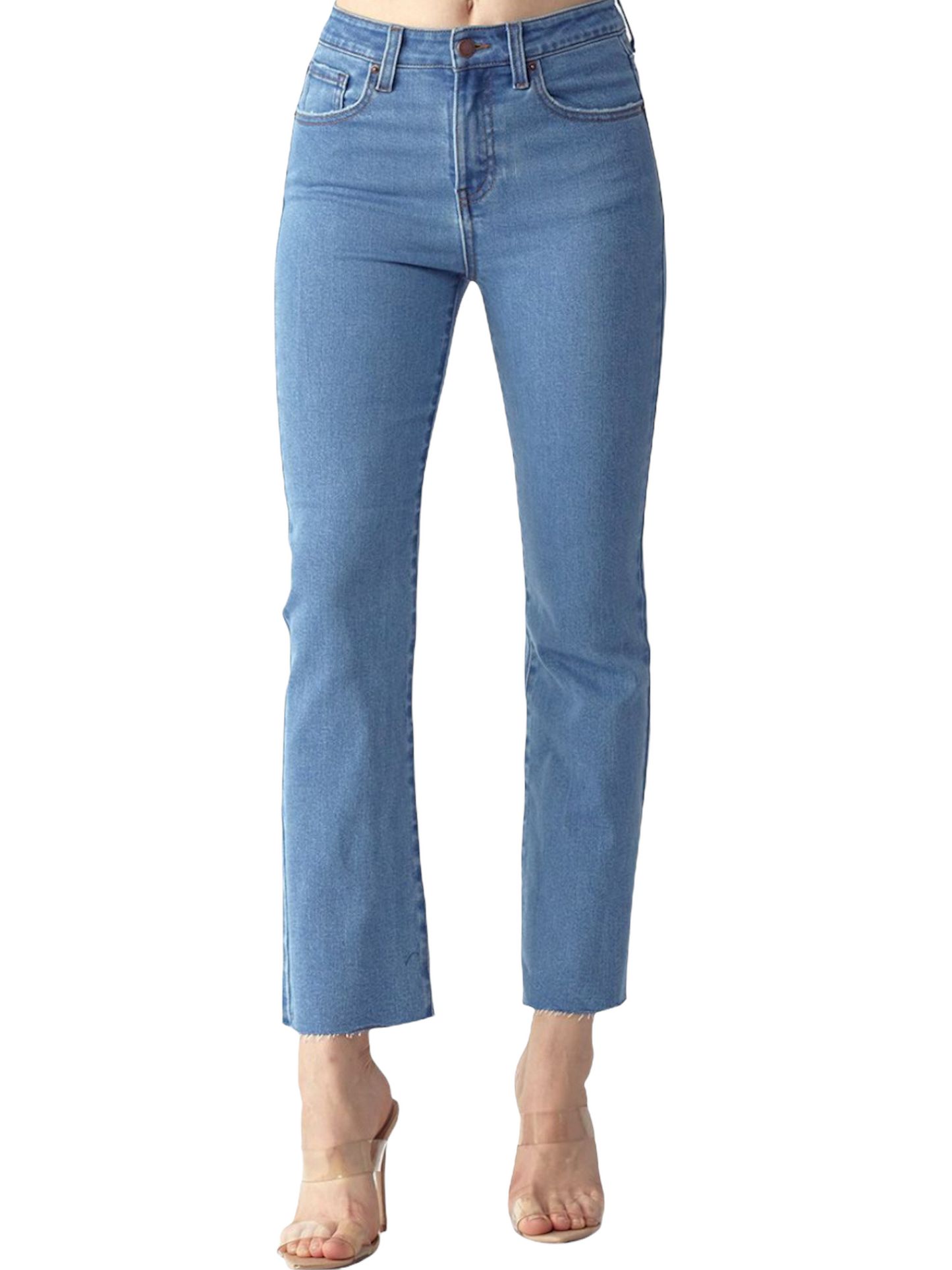Load image into Gallery viewer, Glow Fashion Boutique Flare Leg Jeans
