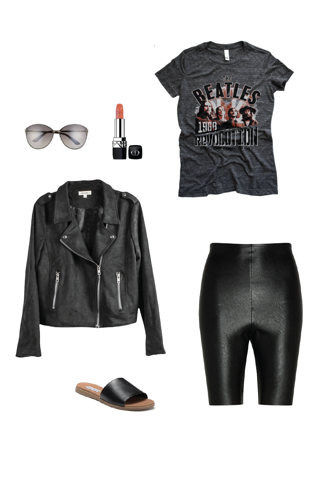 Glow Fashion Boutique How to style Leather biker Shorts