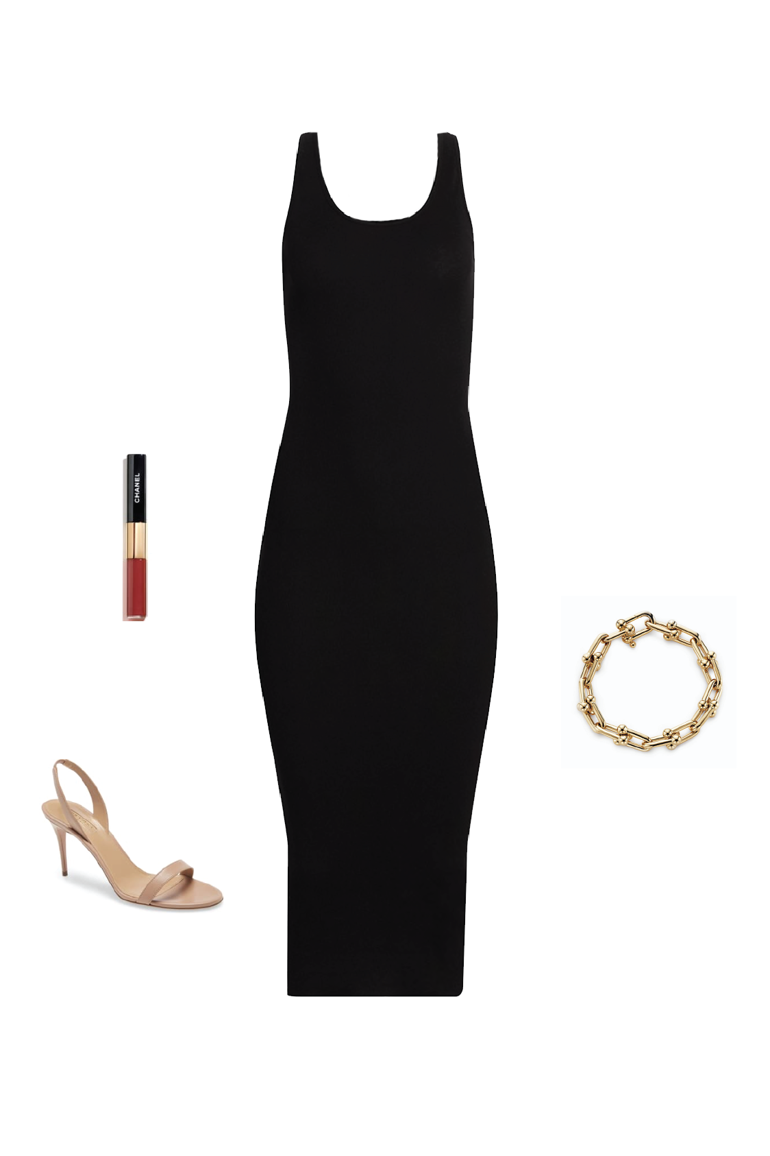 Glow Fashion Boutique Sleeveless Black Bodycon Dress styling