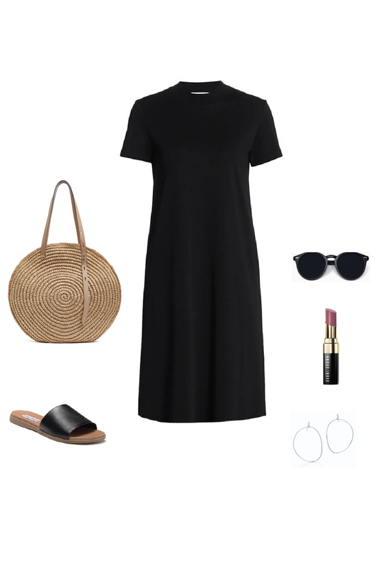 Load image into Gallery viewer, Glow Fashion Boutique Black Dress Styling
